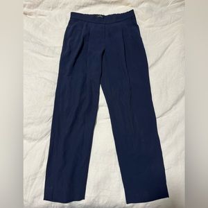 Aritzia Babaton Crepe Trousers Pants Navy